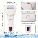 Electric Foot Grinder And Callus Remover, Electric Foot Polisher, Rechargeable Foot Washing And Pedicure Kit, Suitable For Cracked Heels And Dead Skin, With 3 Roller Heads